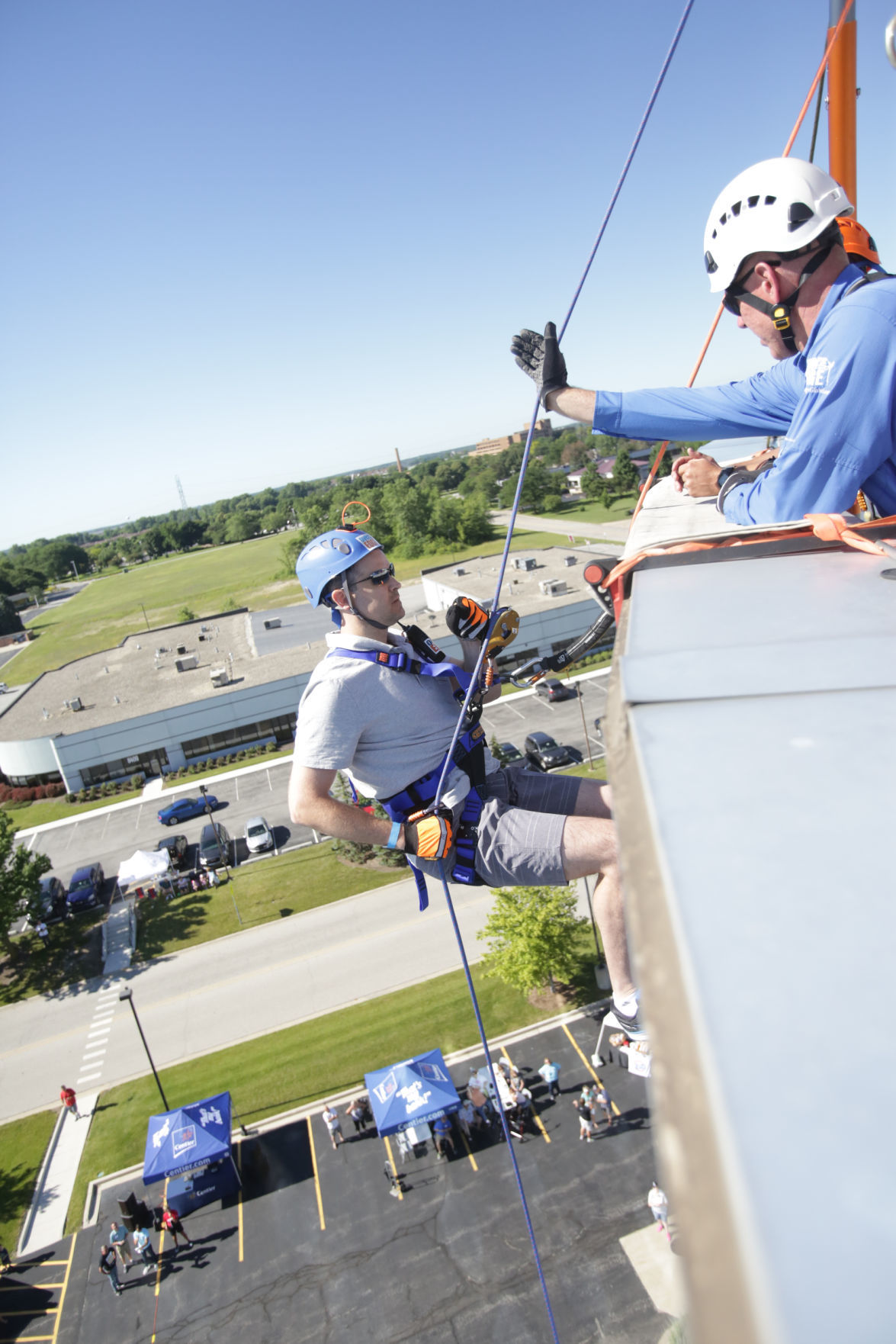 Lake Area United Way Rappelling